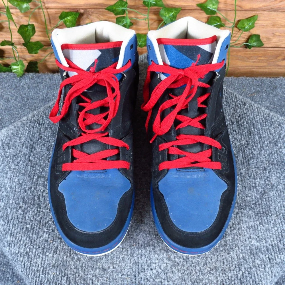 Jordan Flight 1 Mens High‎ Top Basketball Shoes Size 10 Athletic Black Blue Red